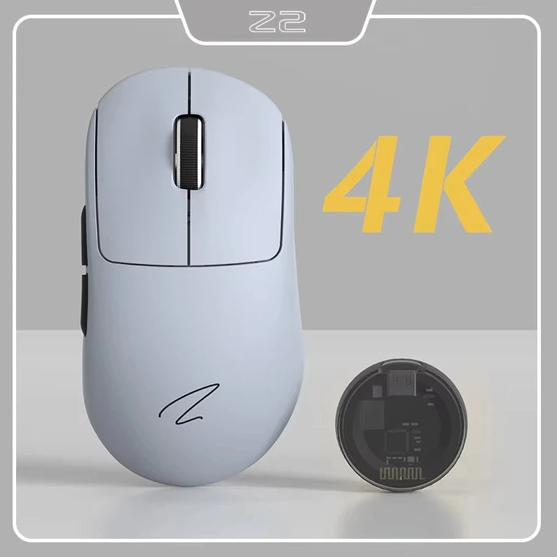 Wireless Zaopin Z2 Swappable Gaming Mouse 26000DPI Bluetooth Paw3395 E-Sports Mouse New Ergonomic 56g Lightweight PC 2024 Mice