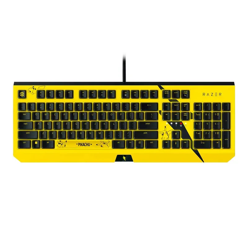 Razer Pokemon Pikachu Limited Edition 104 Key Wired Computer Gaming  Mechanical Keyboard (Green Switch)