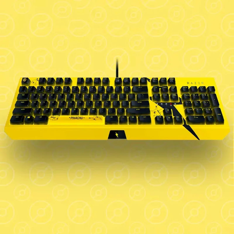 Razer Pokemon Pikachu Limited Edition 104 Key Wired Computer Gaming  Mechanical Keyboard (Green Switch)