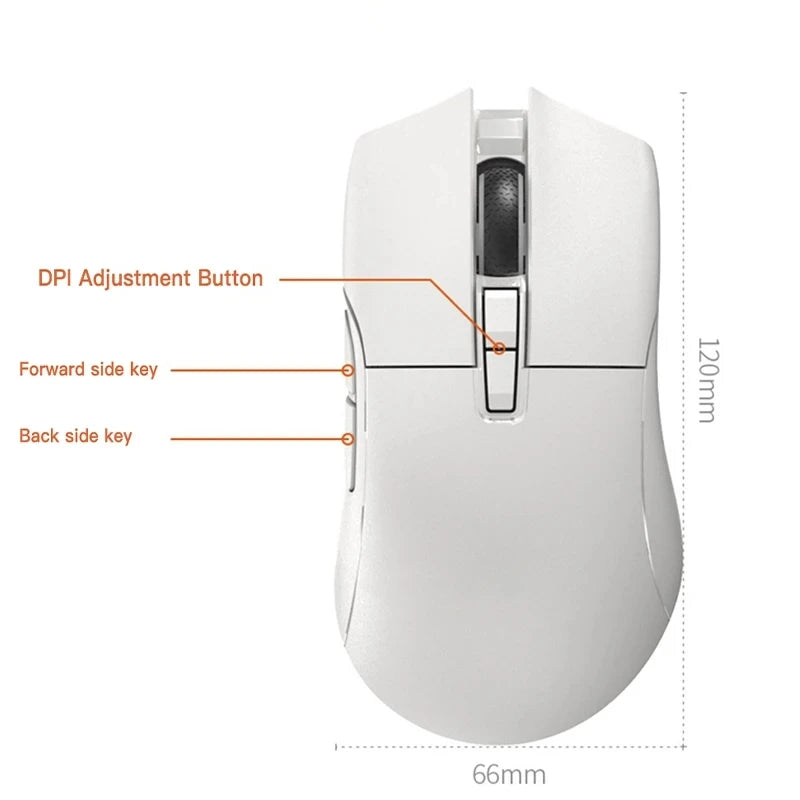 Motospeed Darmoshark N3 Gaming Esports Mouse Wireless Bluetooth 26000DPI Optical PAM3395 Computer Mouse For Laptop PC