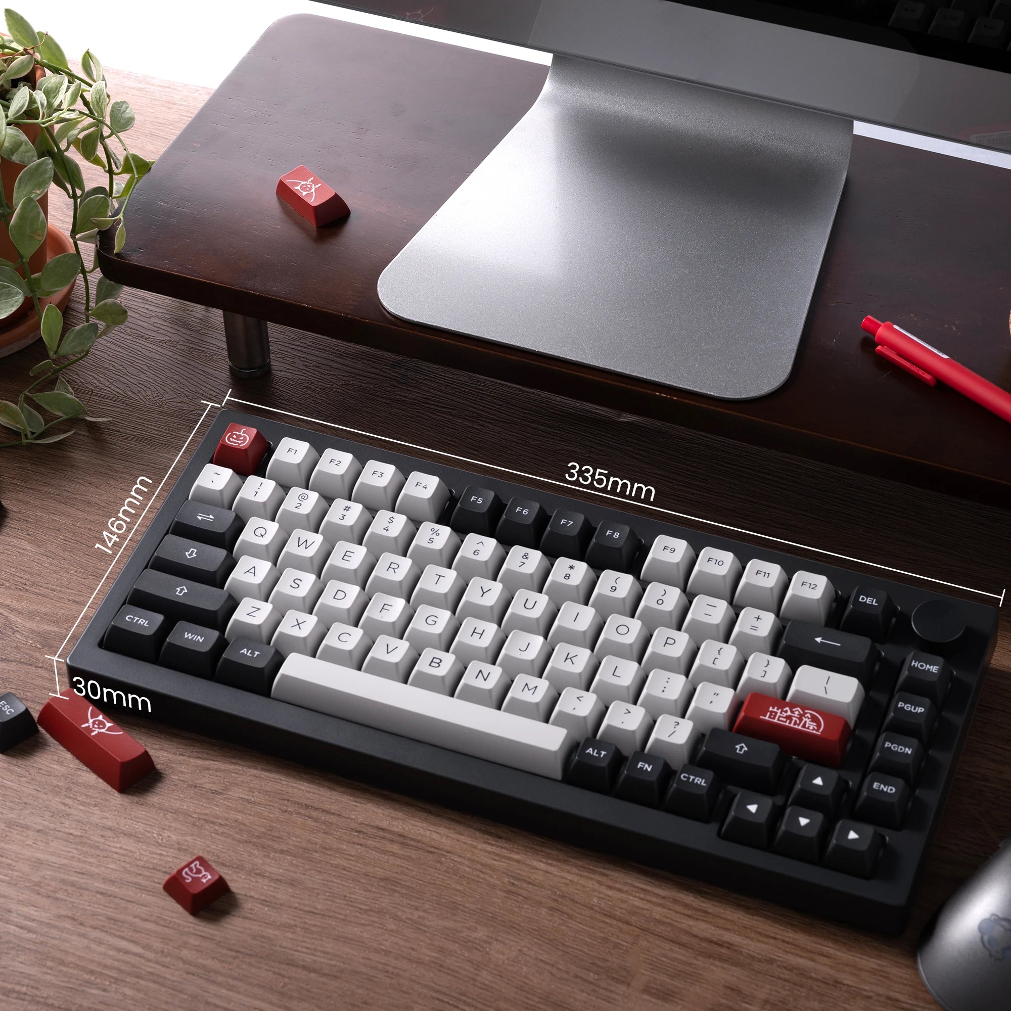 Akko 5075B Plus ANSI/ISO 75% Mechanical Gaming Keyboard 3/5 Pin Hot Swap Three-Modes RGB 2.4GHz Wireless/USB Type-C/BT 5.0