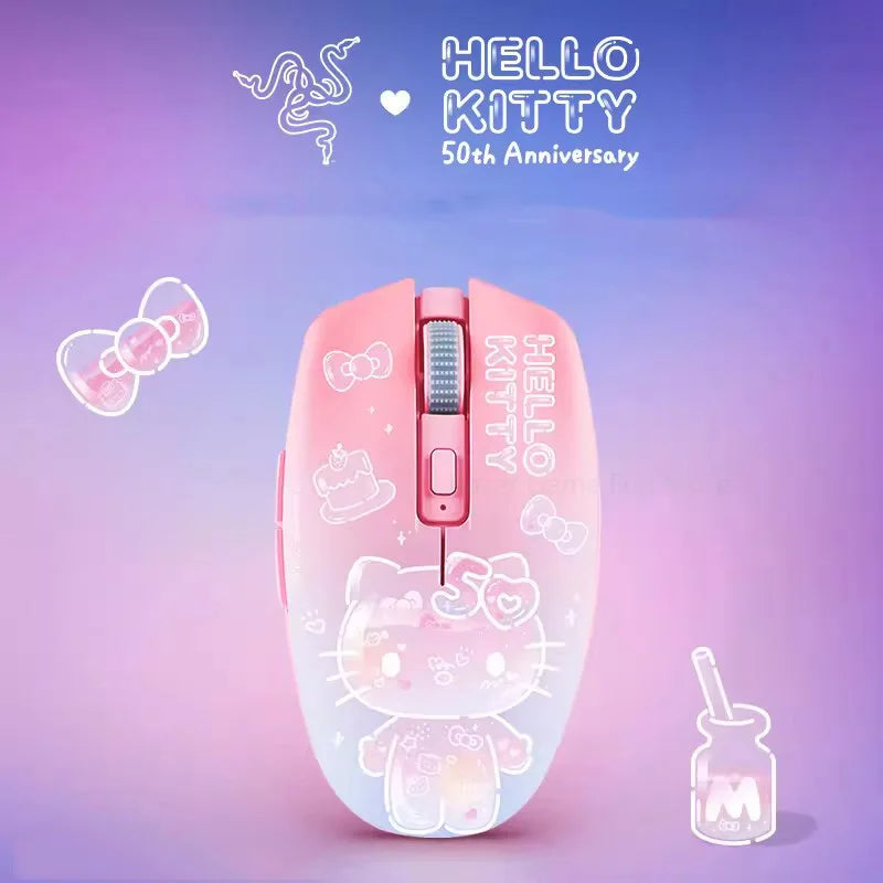 Original Razer Sanrio Hello Kitty Kuromi Pochacco Limited Edition Dual Modes Wireless Gaming Mouse 60g Ultra-Lightweight Design