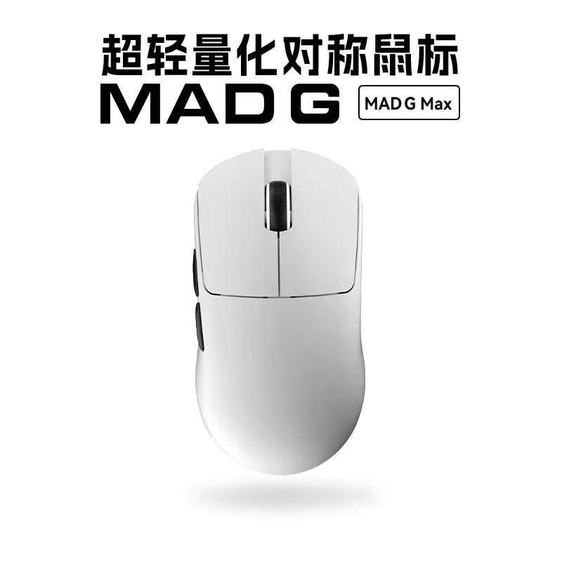 MADCATZ MAD G MAX Mouse PAW3395 Dual Mode Wireless Gaming Mouse Lightweight Low Latency Mice PC Gamer Accessories Custom