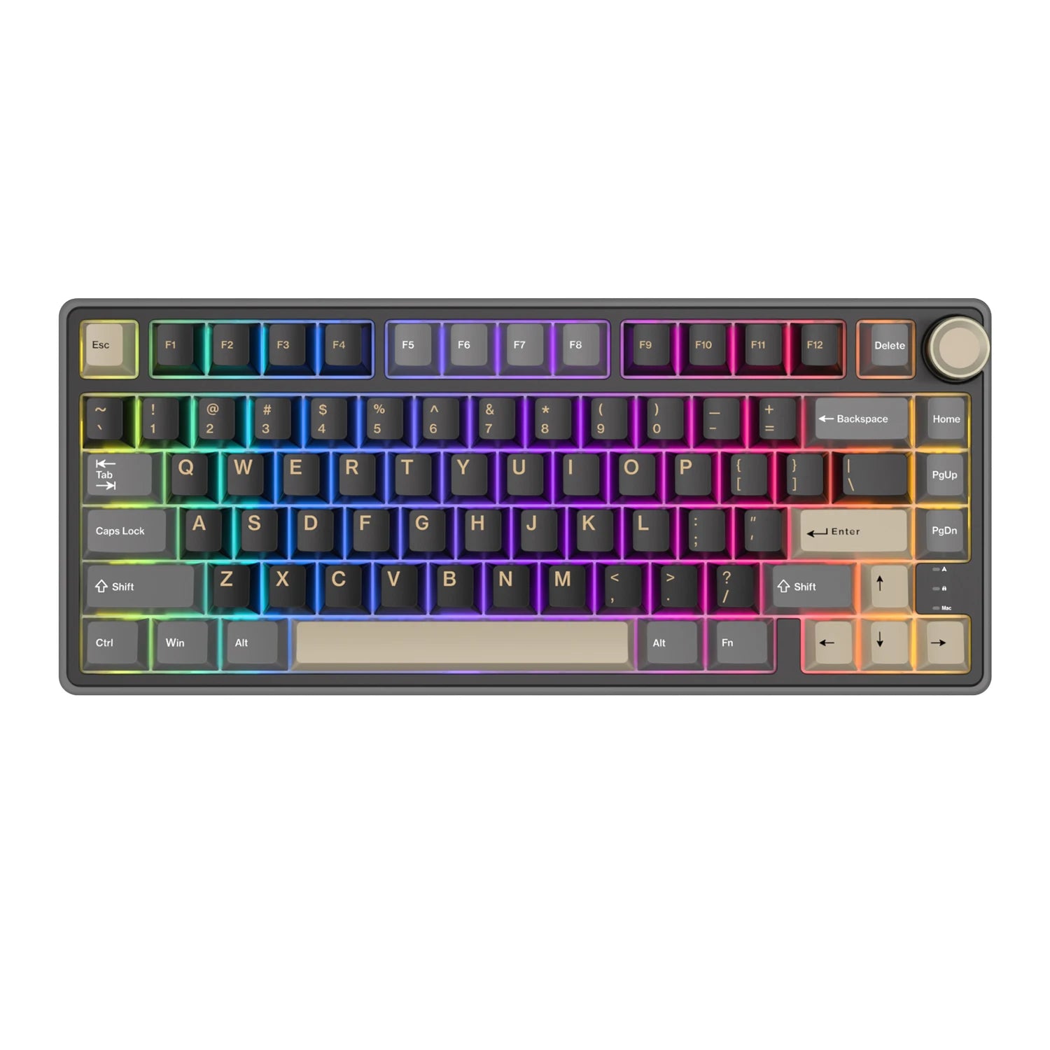 RK R75 Brazilian Portuguese Mechanical keyboard 81 Keys Gasket RGB Backlit Hot-swappable Gamer keyboard Brazil RK Royal Kludge