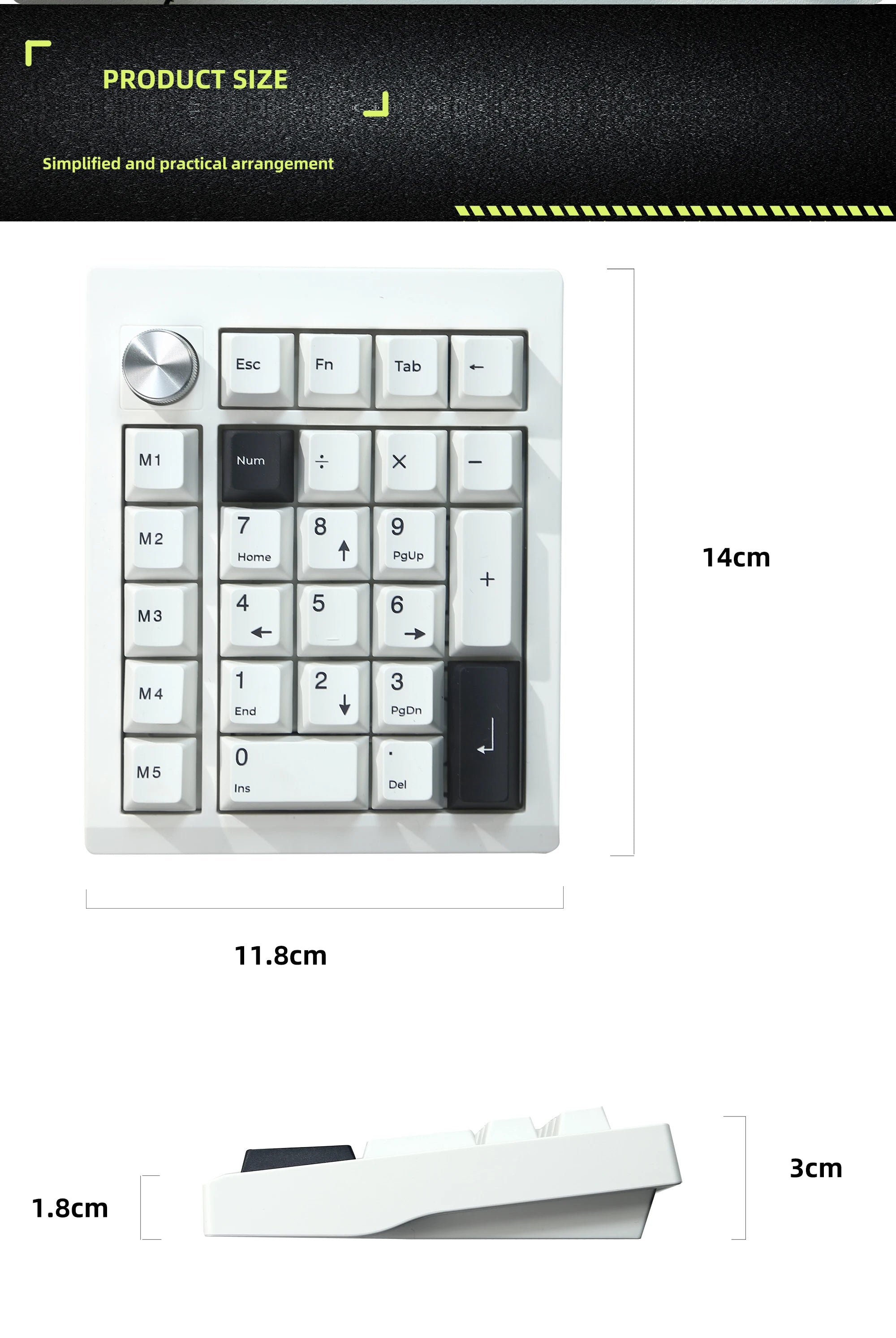 ZUOYA GMK26  QMK/VIA Gasket Number Pad Bluetooth 5.0/2.4ghz/Wired Hot Swappable Numpad Programmable for Win/Mac