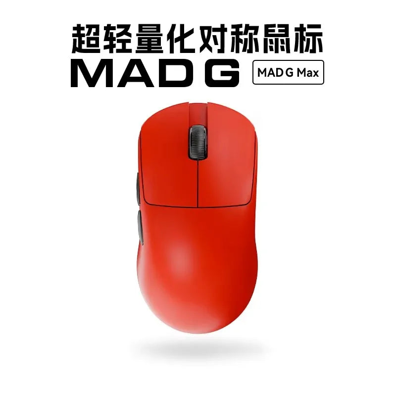 MADCATZ MAD G MAX Mouse PAW3395 Dual Mode Wireless Gaming Mouse Lightweight Low Latency Mice PC Gamer Accessories Custom