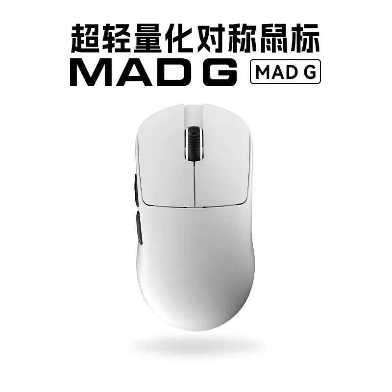 MADCATZ MAD G MAX Mouse PAW3395 Dual Mode Wireless Gaming Mouse Lightweight Low Latency Mice PC Gamer Accessories Custom