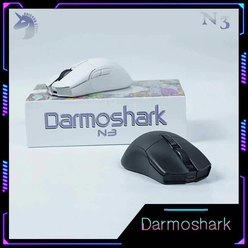 Motospeed Darmoshark N3 Gaming Esports Mouse Wireless Bluetooth 26000DPI Optical PAM3395 Computer Mouse For Laptop PC