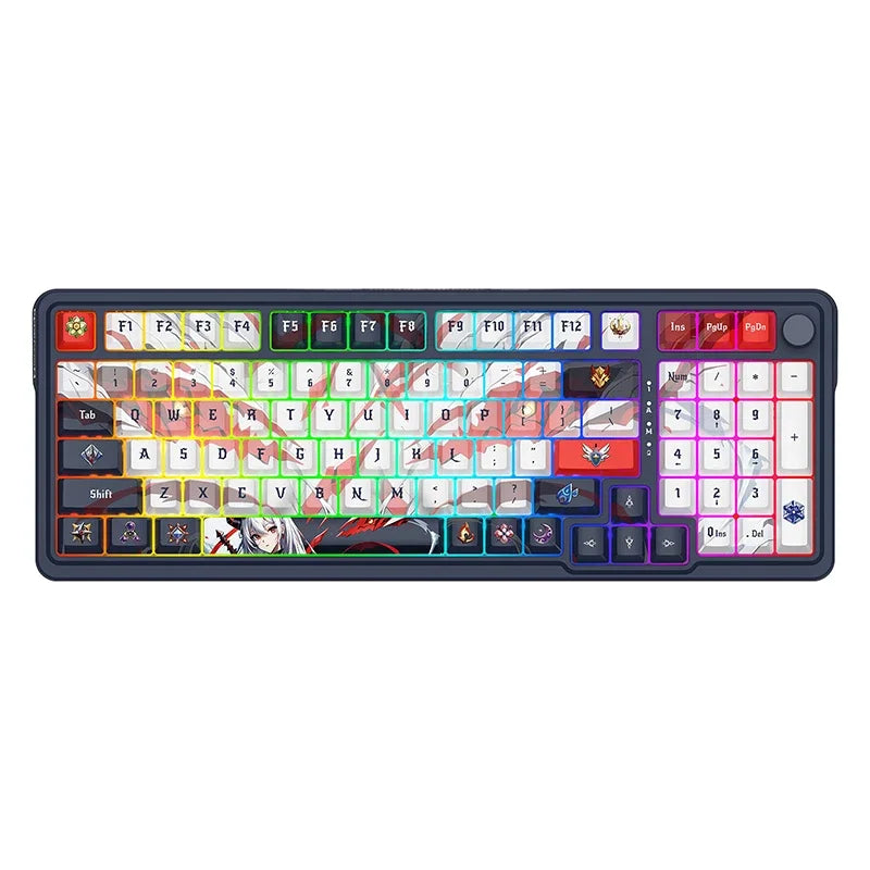 REDRAGON KS99 Bluetooth Triple Mode Customized Mechanical Keyboard RGB  Full Key Hot Swap Gasket Construct PBT Keycaps Ergonomic