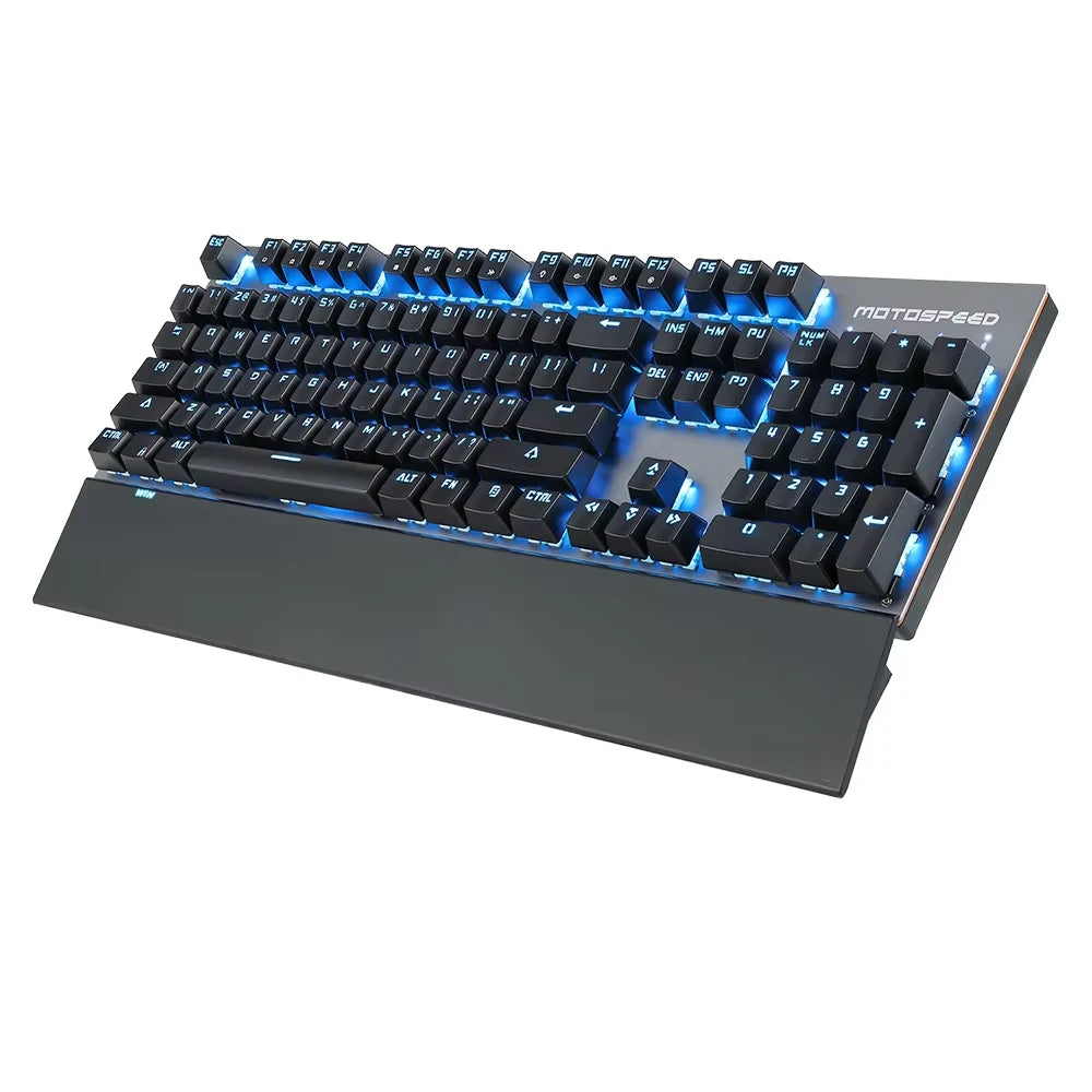 Motospeed GK89 Mechanical Keyboard 104Key RGB Backlit 2.4G Wireless Wired Gaming Keyboad Rechargeable For Compute PC Laptop