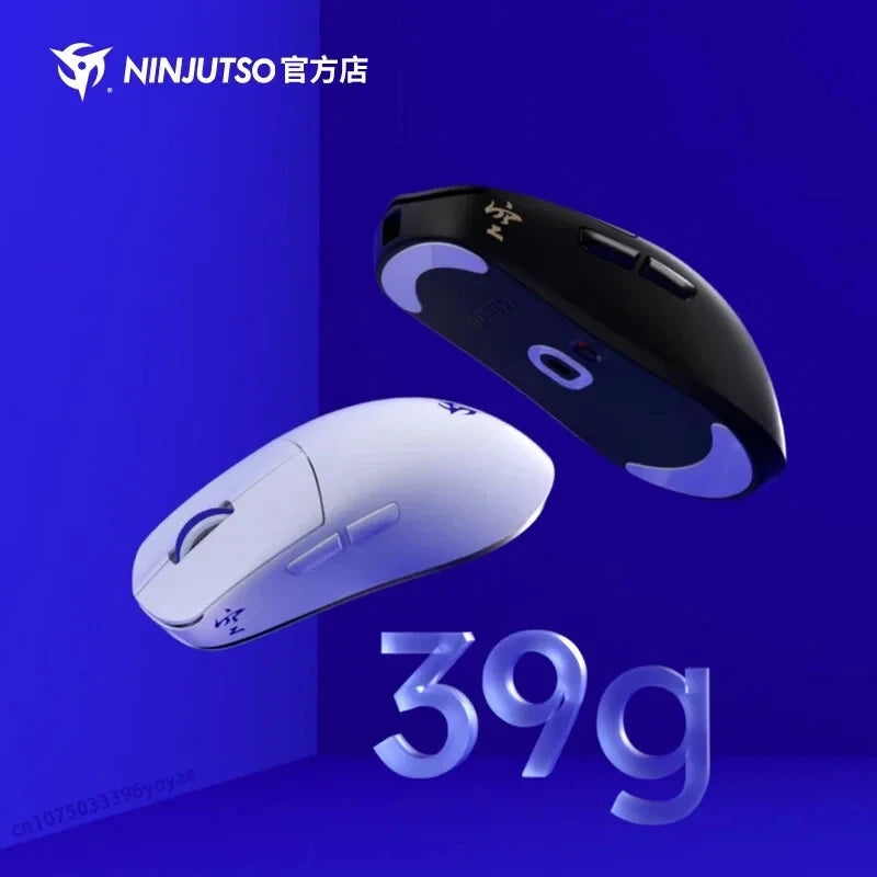 NEW Ninjutso Sora V2 Gaming Mouse Wireless 39g Lightweight Dual Mode USB Paw3395 Gamer E-Sports Accessories Pc Gaming Mouse Gift